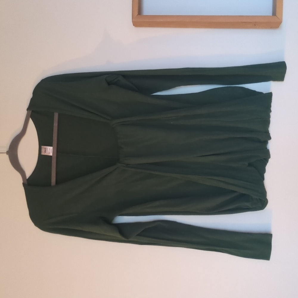 Smash and Tess Green Long sleeve romper